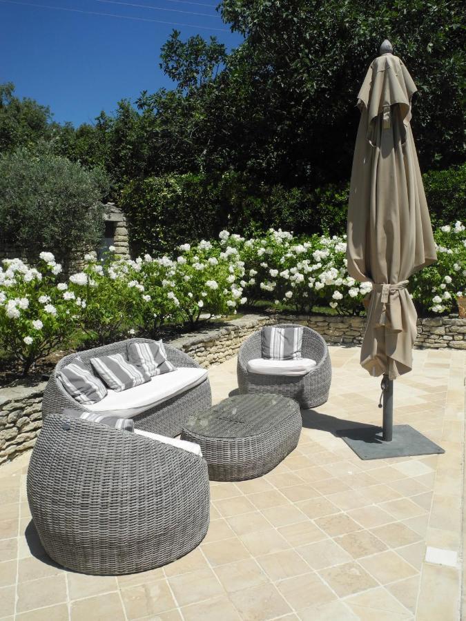 Bed and Breakfast Oustau De Piera Gordes Exterior foto