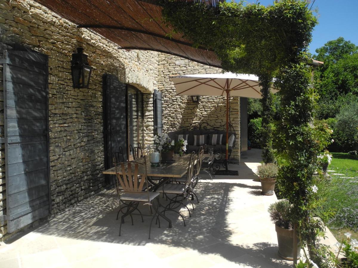 Bed and Breakfast Oustau De Piera Gordes Exterior foto