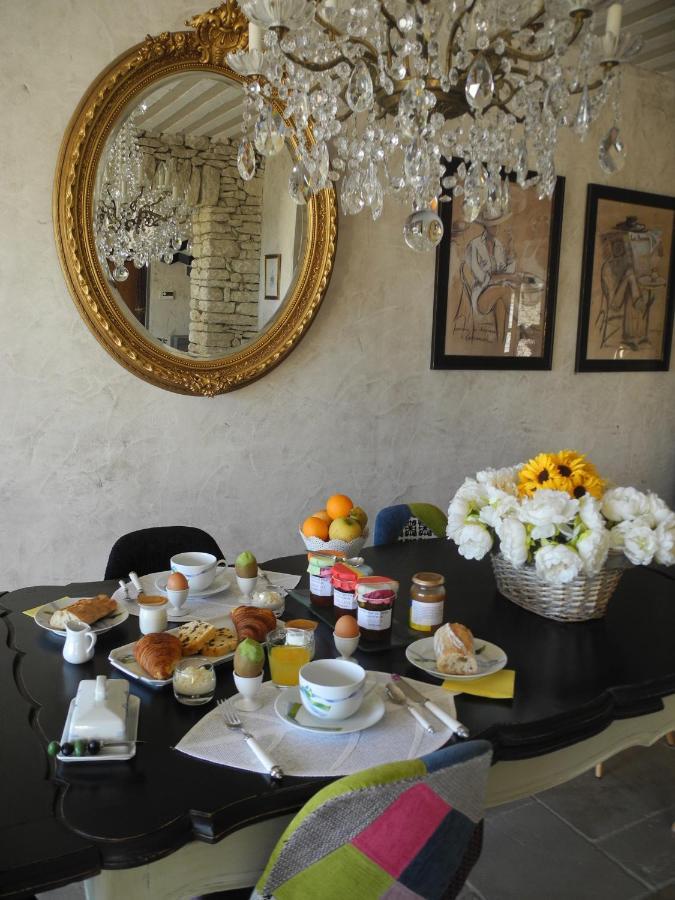 Bed and Breakfast Oustau De Piera Gordes Exterior foto